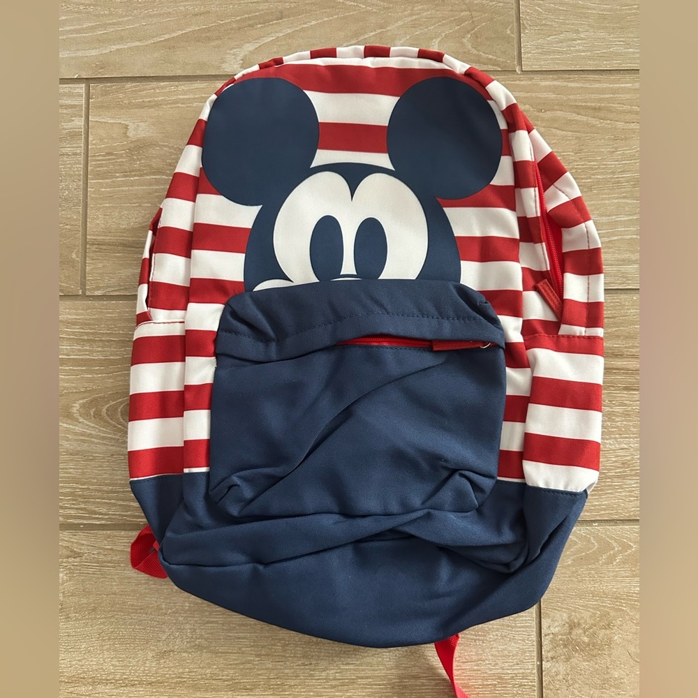 Disney Patriotic USA Striped Mickey Mouse Backpack